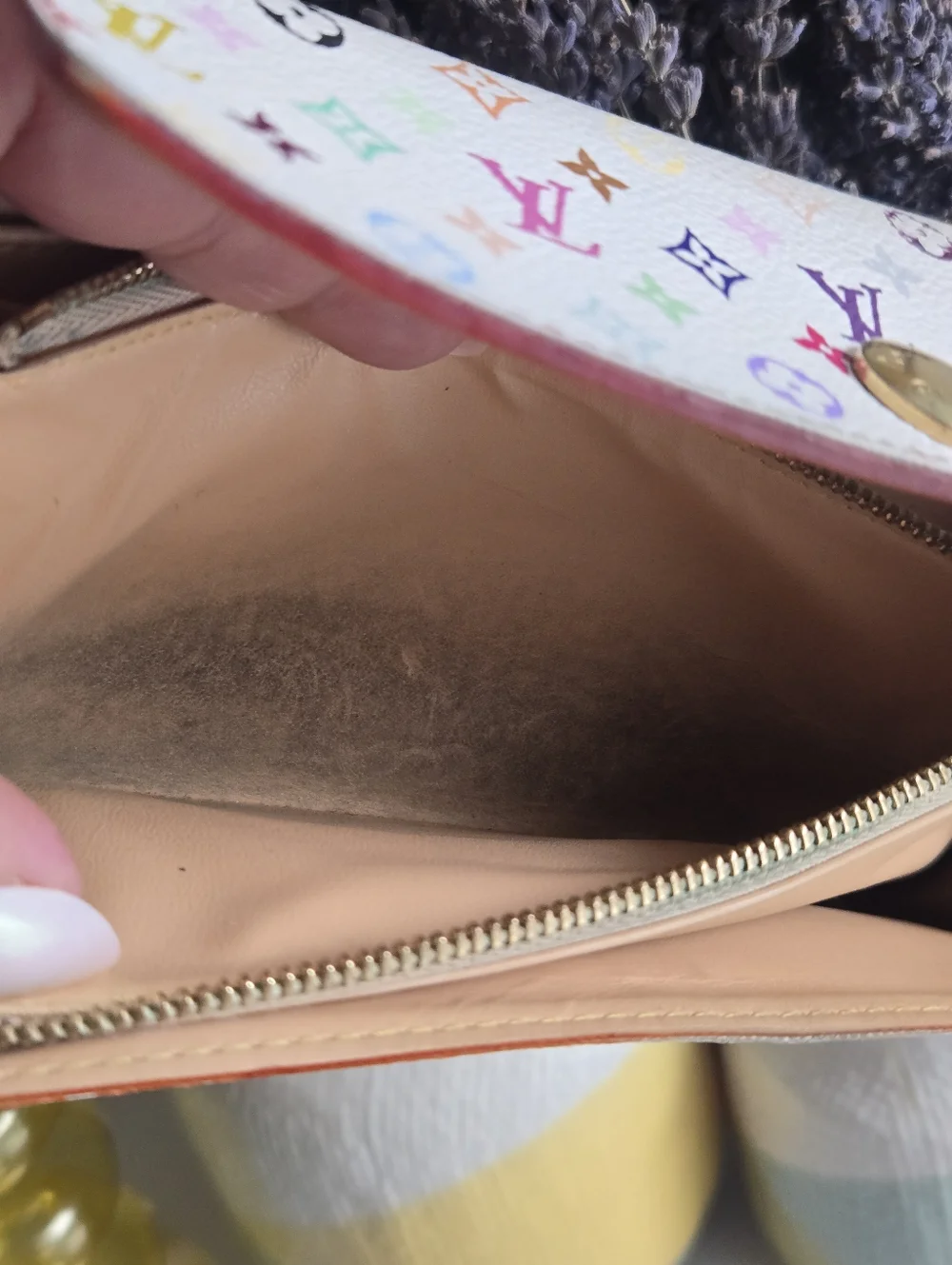 Vintage Louis Vuitton Murakami Multicolor Monogram Leather Long Wallet - Picture 10 of 15